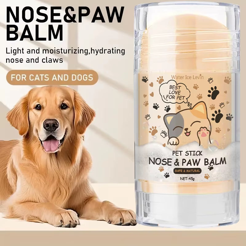Nourish and Protect Your Pet's Paws with Our 45G Dog Nose and Paw Balm - Ultimate Moisturizer for Dogs and Cats!