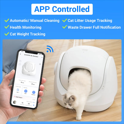 Revolutionize Your Cat's Bathroom Experience with the Smart Litter Box - Scooper SE