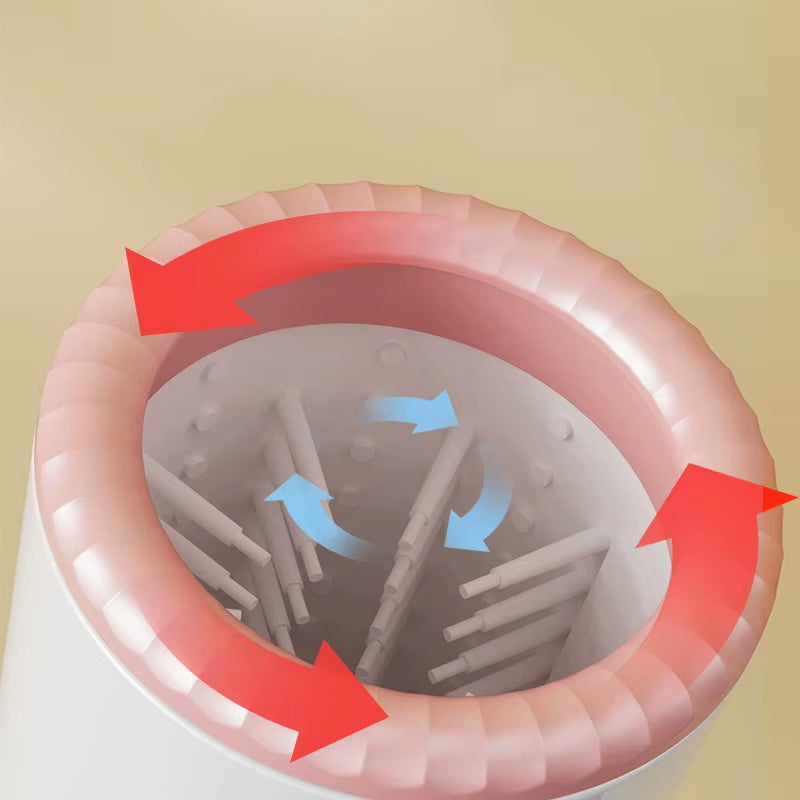 Revolutionary Portable Automatic Dog Paw Washer - Effortless Cleaning for Happy Paws!