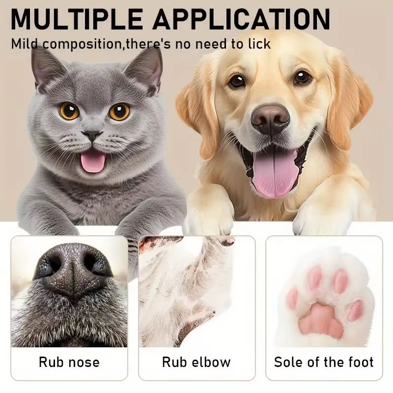 Nourish and Protect Your Pet's Paws with Our 45G Dog Nose and Paw Balm - Ultimate Moisturizer for Dogs and Cats!