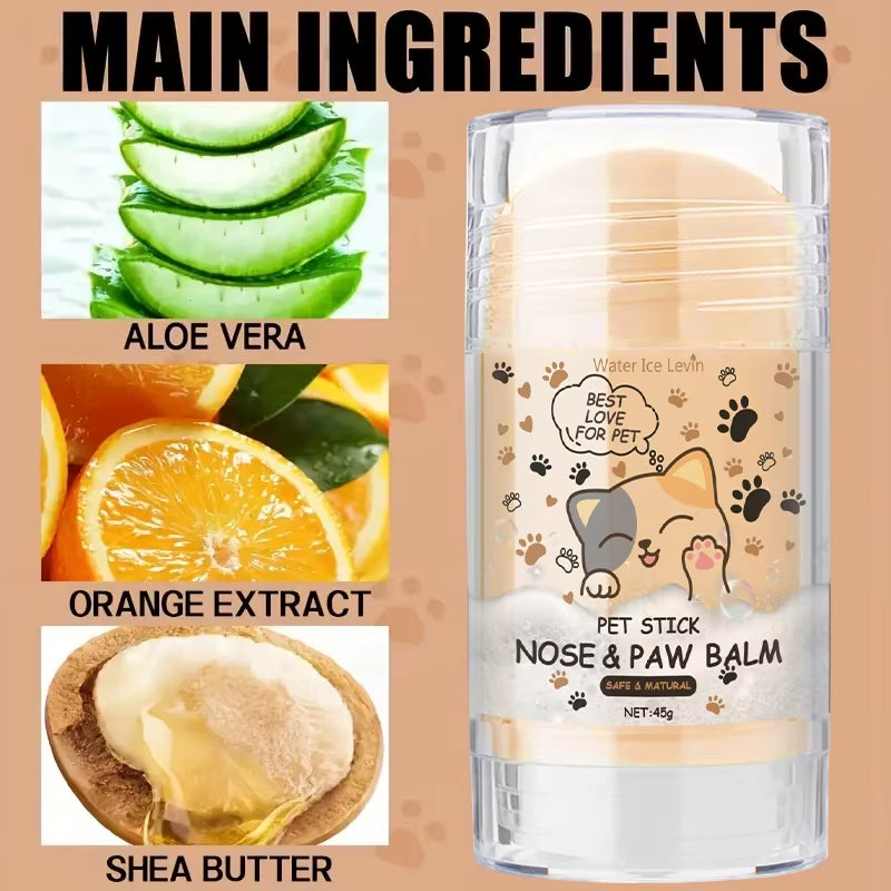 Nourish and Protect Your Pet's Paws with Our 45G Dog Nose and Paw Balm - Ultimate Moisturizer for Dogs and Cats!
