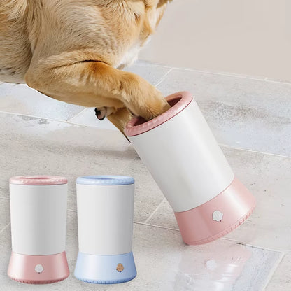 Revolutionary Portable Automatic Dog Paw Washer - Effortless Cleaning for Happy Paws!