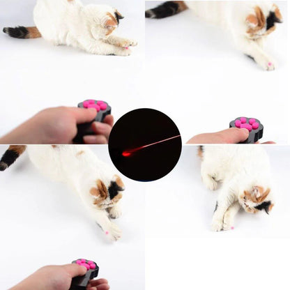 Paw Shaped Laser Pointer - The Ultimate Interactive Toy for Your Feline Friend!